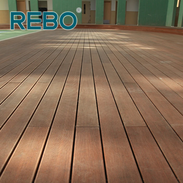 Cheap balcony waterproof outdoor bamboo floor covering