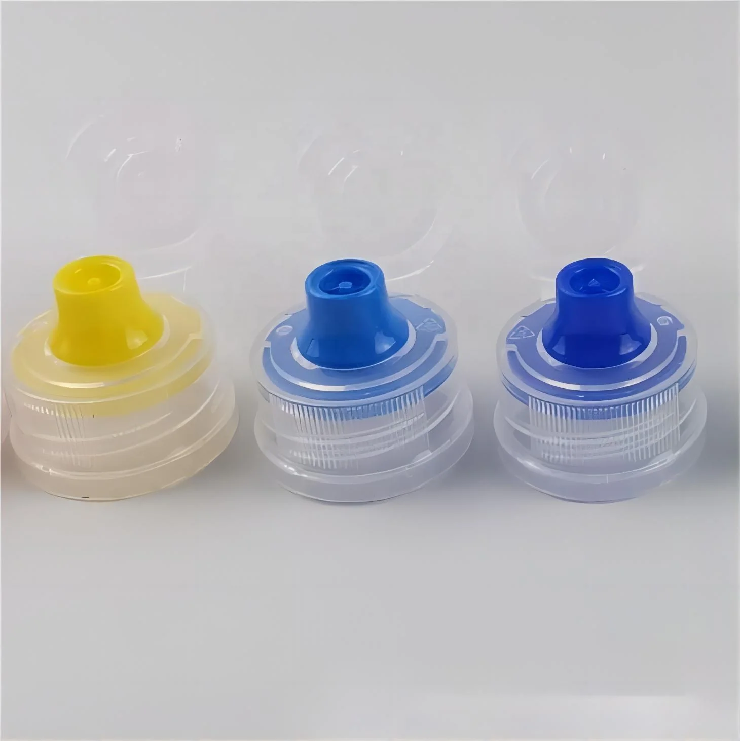 Flip  Cap new virgin PE material 28mm pco 1881 1810 thread  caps covers lids for 650 500ml sport bottle oil juice bottle use