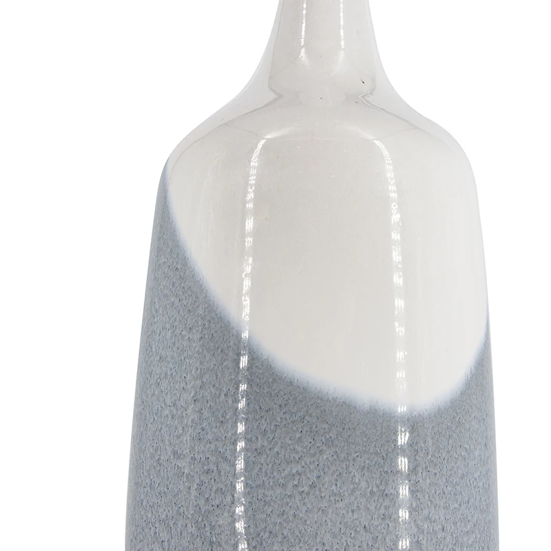 
Nordic Modern White&Blue Pottery Vase Ceramic Porcelain Flower Vase Sets For Home Decor 