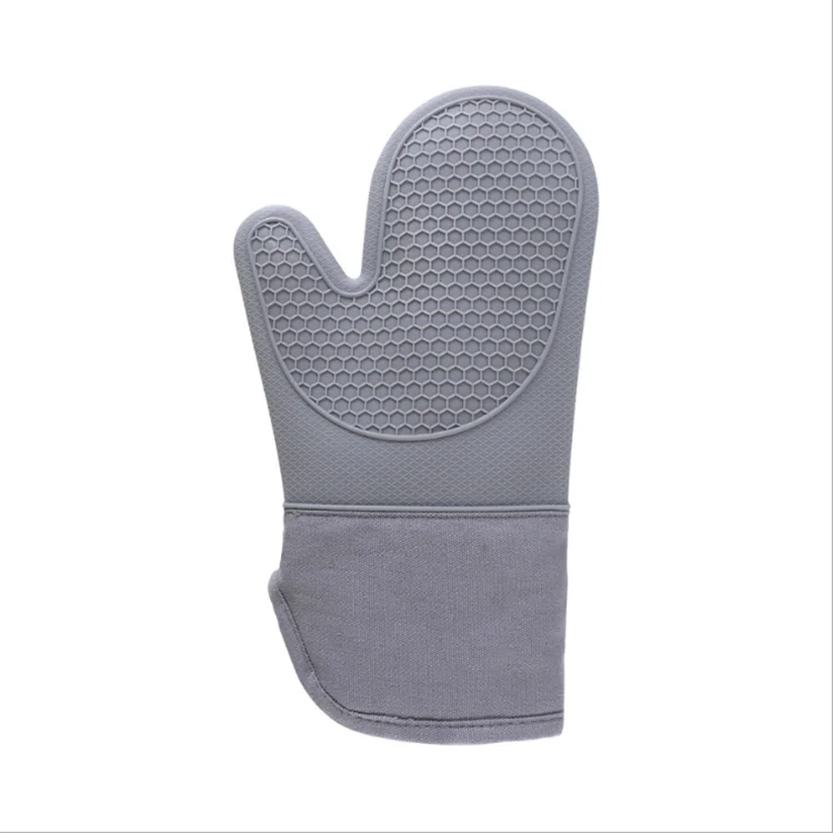 Silicone Heat-resistant Baking and BBQ Silicone Gloves Kitchen Cooking Microwave Mittens
