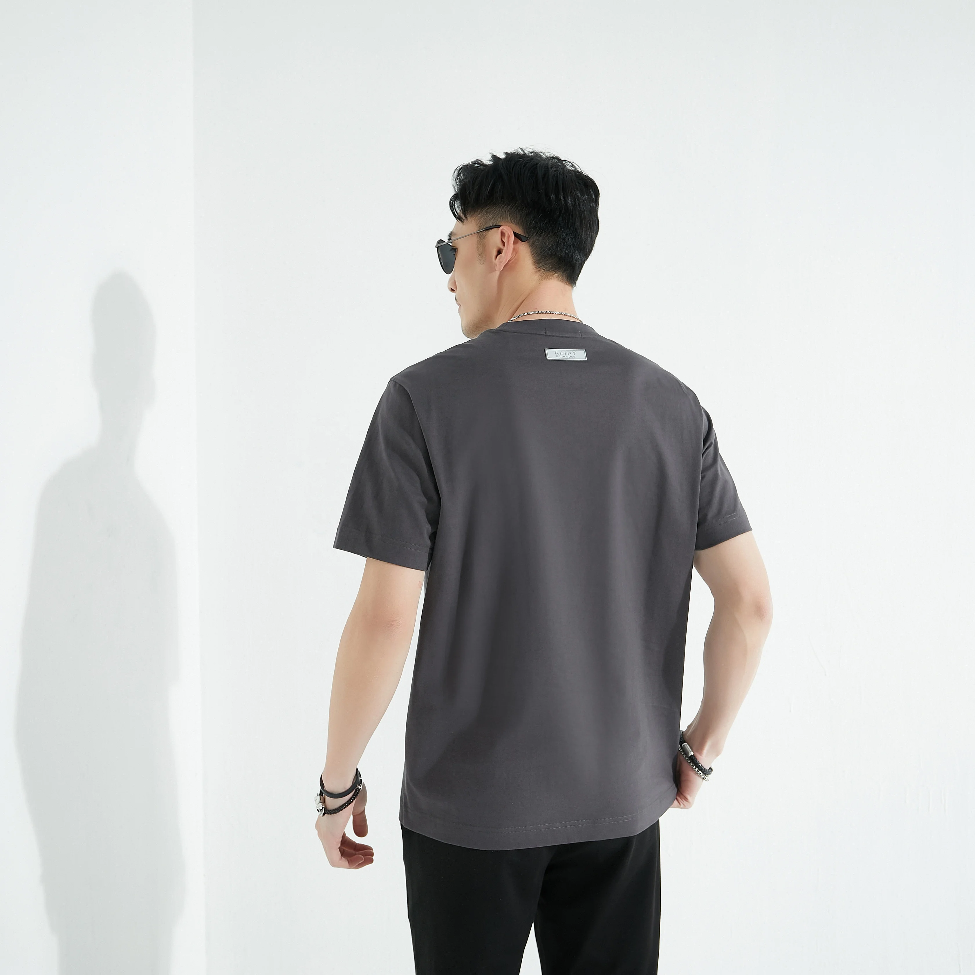 Free shipping mix size color high quality 100% premium cotton t-shirt , custom print men t shirt with your logo or design print