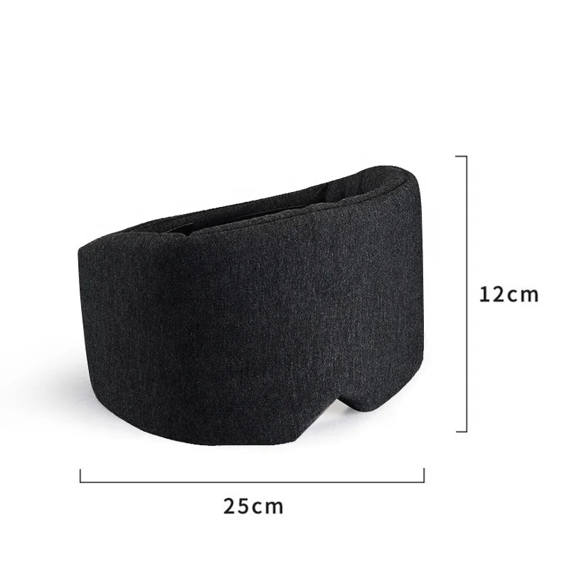 FYD Adjustable Blinder Blindfold Airplane Cotton 100% Cotton Eye Mask For Sleeping With Pouch