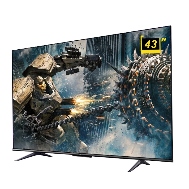 OEM High Quality Borderless Smart TV 43 inch Frameless Android Smart Television Manufacturer LCD LED TV