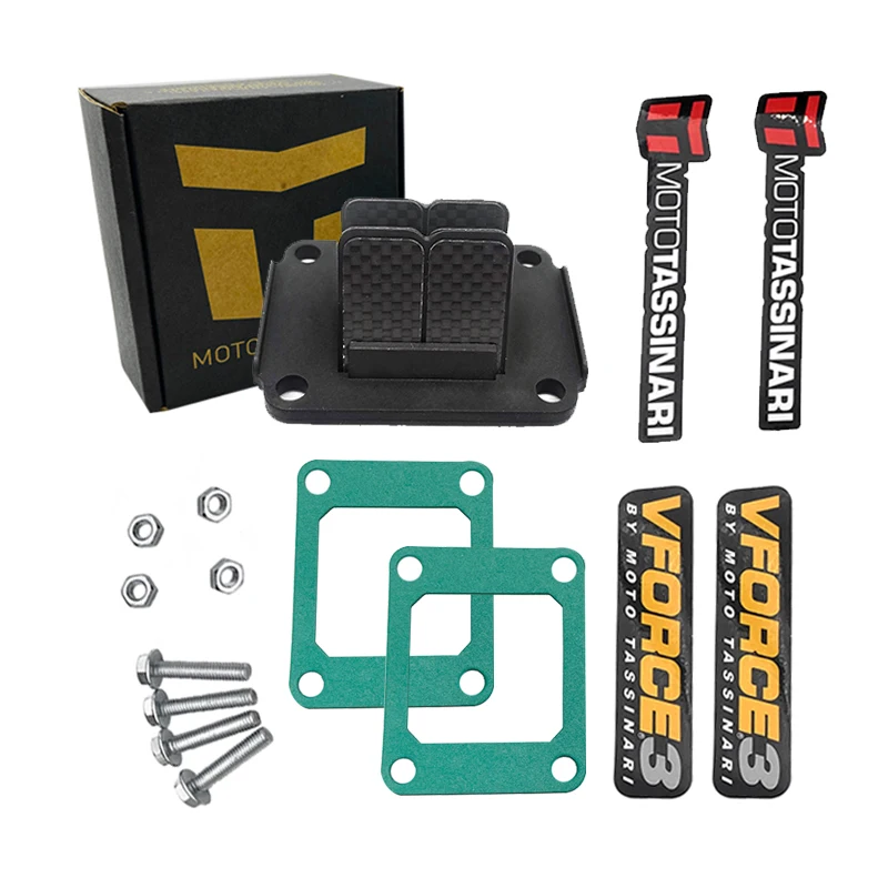 Motorcycle Accessories Reed Valve V364A for Suzuki RM65 Kawasaki KX65 Manufacturers Wholesale Box Aluminum Sliver Carburetor FUJ