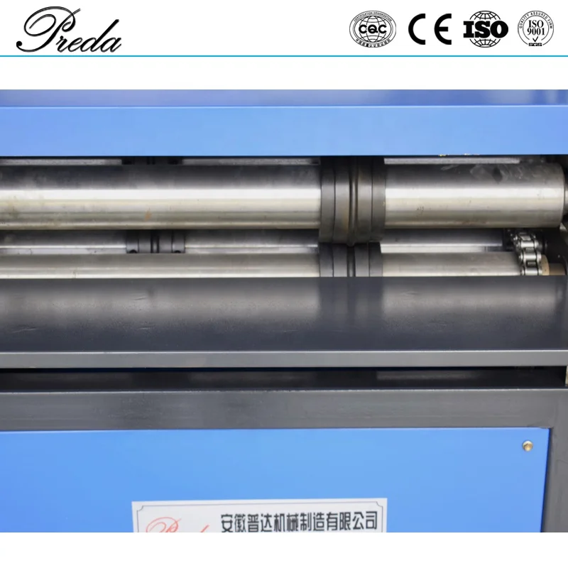 Aluminium Metal Sheet Rectangular air Duct Grooving Machine, Plate Grooving Bead Roller Machine
