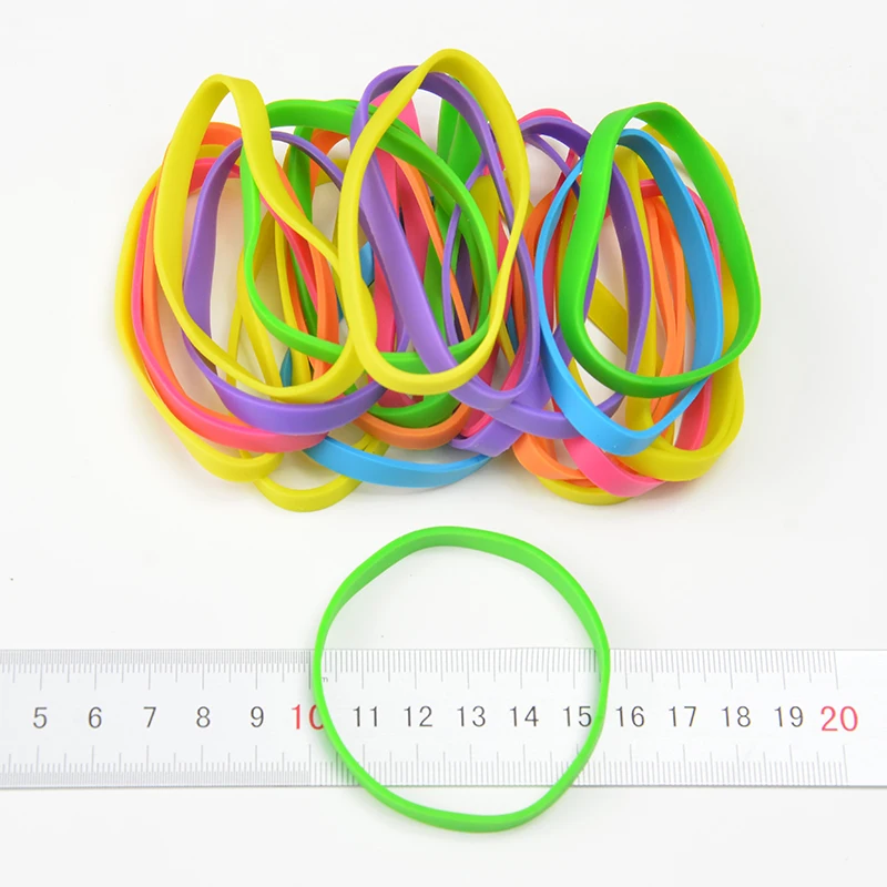 Durable Natural Strong High-temperature Stability TPR Rubberbands Rubber Band For  School Home Office Stationary