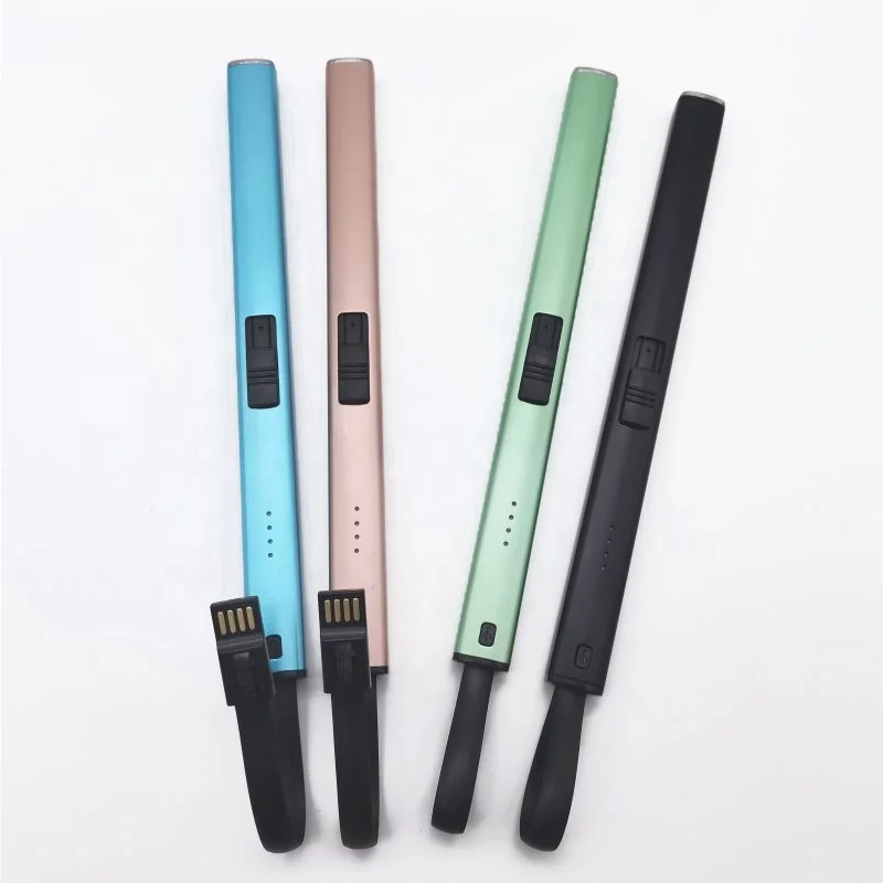Hot sale Electric Rechargeable Arc Candle Lighter USB Lighter with Upgraded LED Battery Display Safety Switch