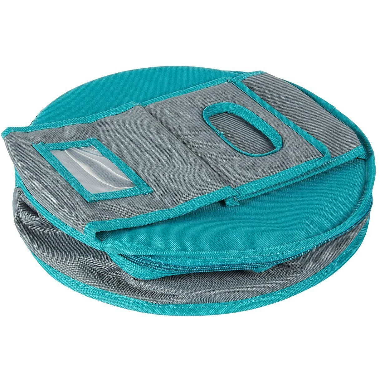 BWB-17 Unique Insulated Dish Pie Carrier Round Thermal Casserole Food Carrier Cooler Bag with Handle