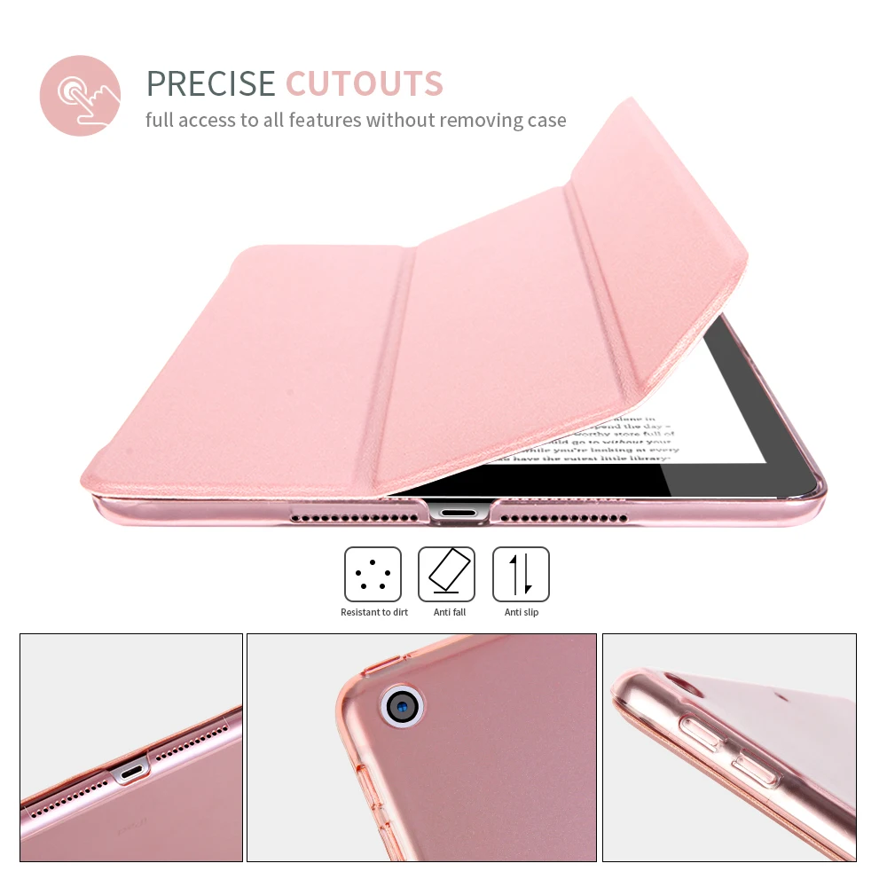  Легкий Чехол из поликарбоната для ipad 2018 2017 чехол искусственной кожи 9