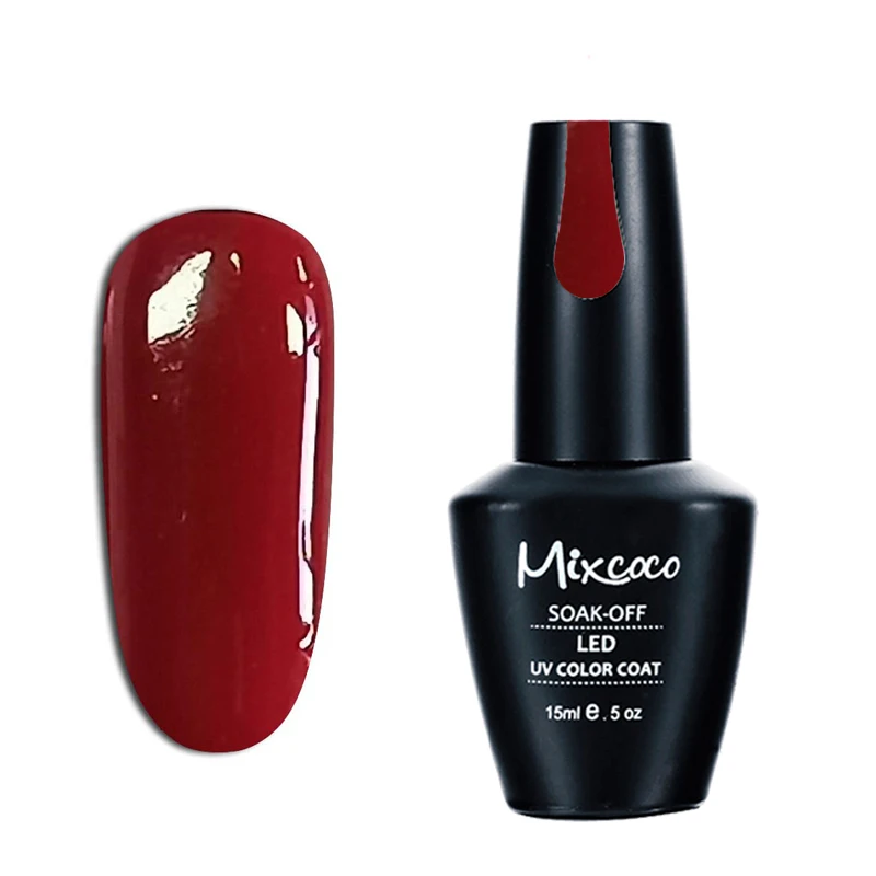 Mixcoco Hot Selling Nail Art painting pigment manicure Gel Polish Esmalte Gelpolish Soak Off China Factory Pink uv Gel Polish