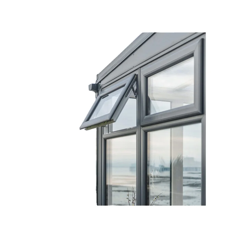 Top quality low price European Style Double Glazed UPVC Top Hung Kitchen Window