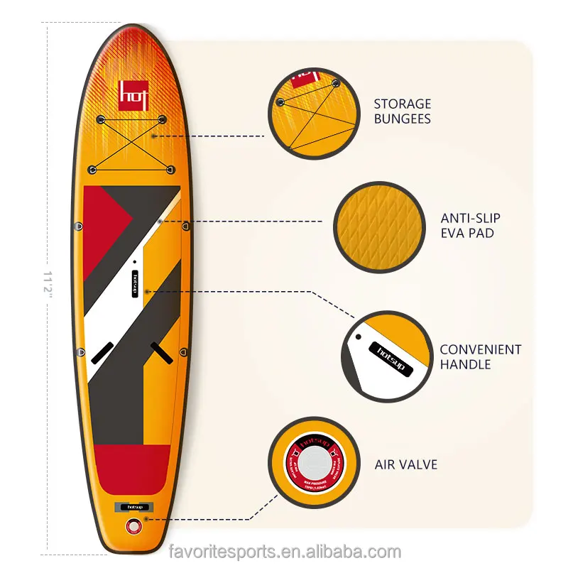FAVORITE New Design customized logo wholesale Factory Price Windsurfing Boards Big Inflatable Paddle Sup game Board Unisex