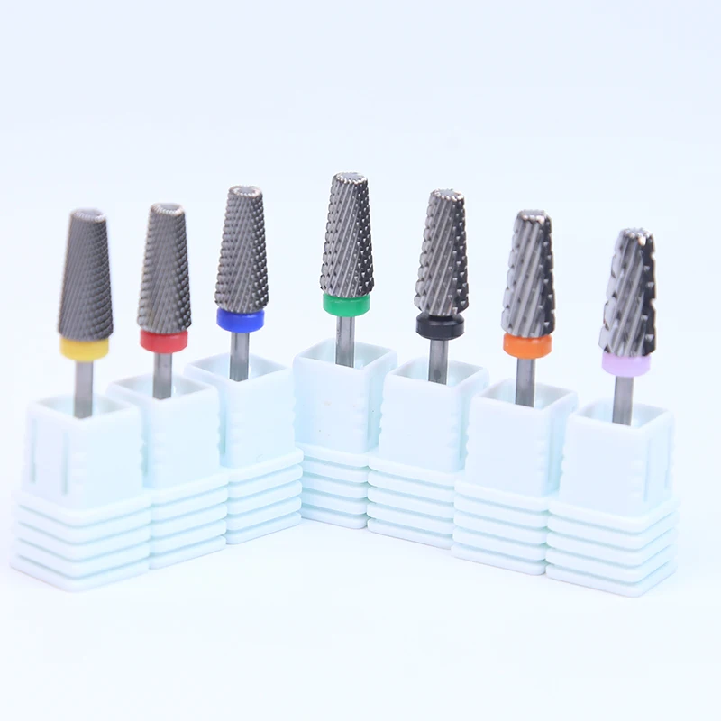 Custom Logo Professional E-File Carbide Nail Fine Drill Bit Set Drill burs Best Drill Bit To Remove Dip Powder For Nails
