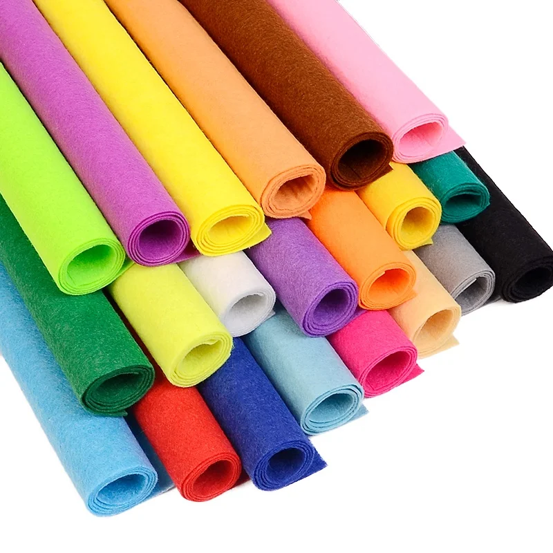 Needle Punched Nonwoven Polyester Felt Fabric