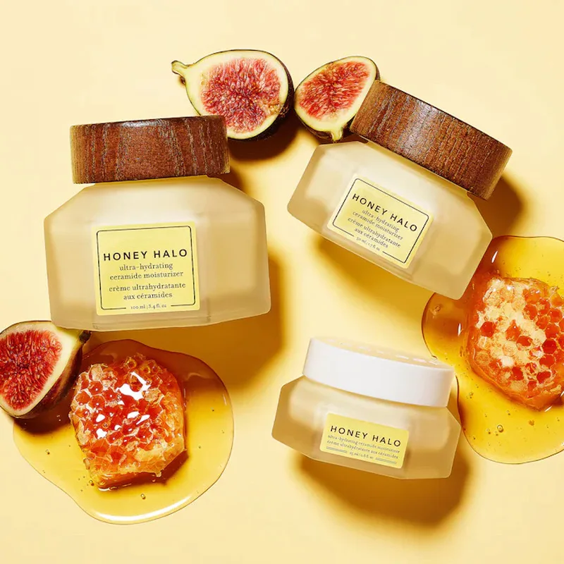 Private label Ultra-Hydrating Long-lasting Moisturizing & Antioxidant Ceramide Honey Face Cream For Dry Skin