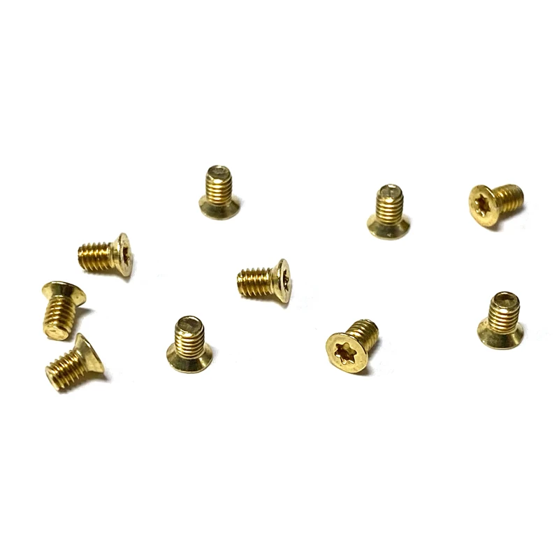 mini small size micro torx countersunk head tornillos metal brass screw m2 m2.5 m3