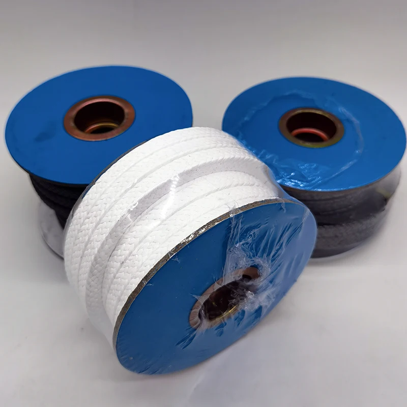 PTFE Gland Packing, graphite For Packaging, Compression carton Packing,  cotton Gland Packing Rope Silicone Gland Packaging Rope