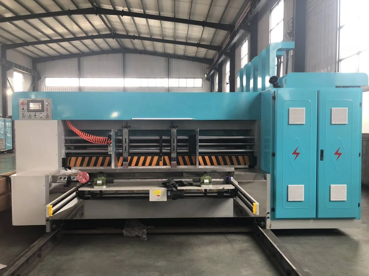 Cheap And High Quality Fully Automatic Lead Edge Feeding Printer Slotter Die Cutting Machine