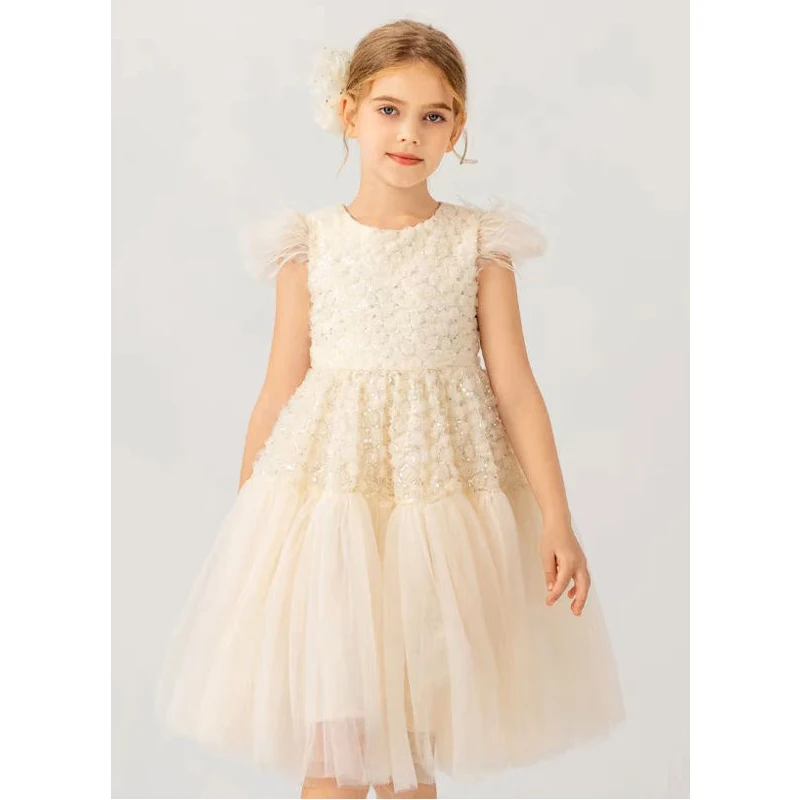 Детское платье с блестками