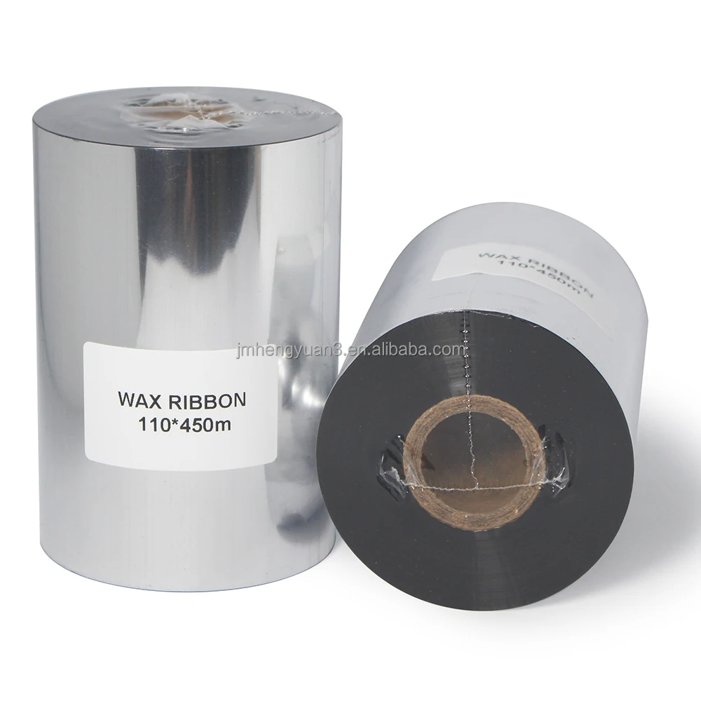 Compatible thermal transfer ribbon Premium wax resin ribbon color 110mmx450m wax ribbon