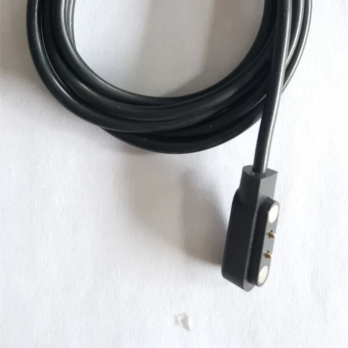 Wholesale USB magnetic pogo pin charger 4.0mm 2 pin Charging Cable Cord for yamaha Smart Watch