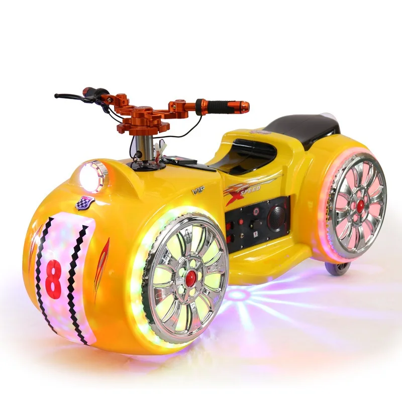 Мотоциклы для парка развлечений, новейшие детские автомобили для катания, электрическая катания 12 В, детские автомобили с бампером