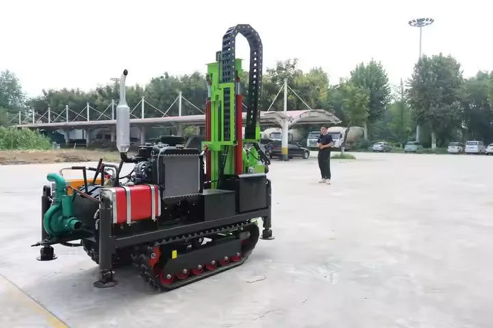 Factory direct sales dual cylinder hydraulic diesel water drilling machine