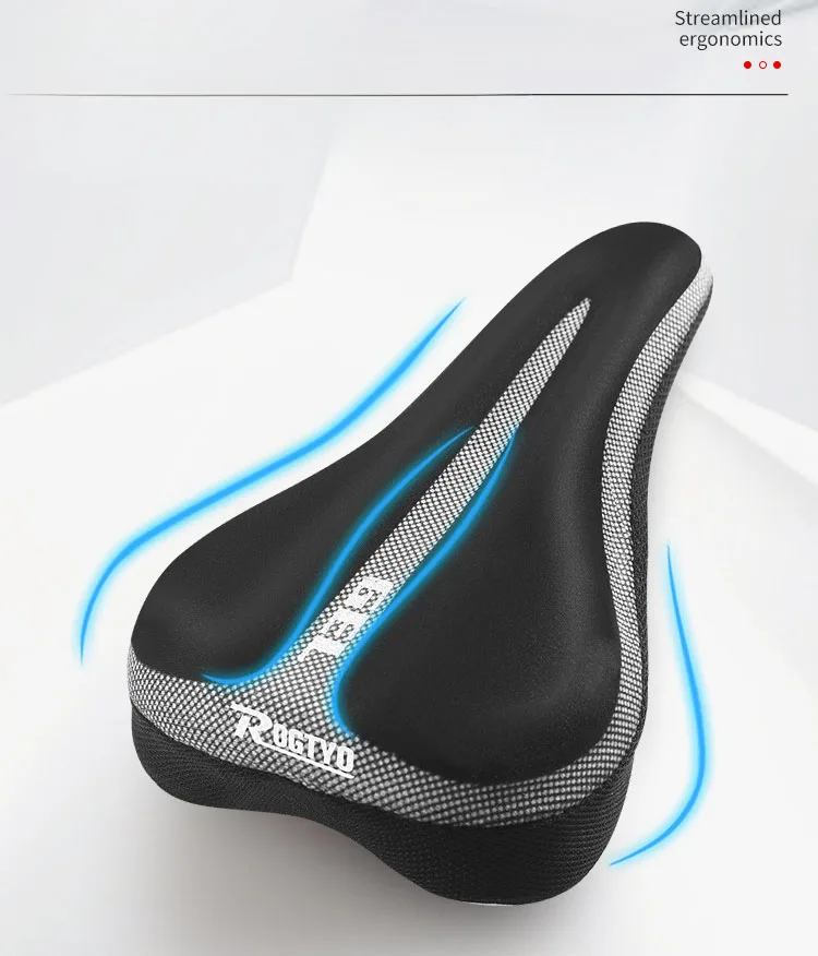 Most Comfortable Exercise Bike Seat Cushion Cover Gel Bike Seat Cover Padded Bicycle Saddle Covers for Women And  Men