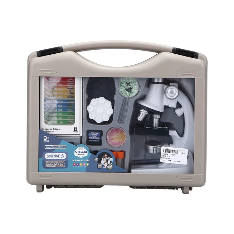 DIY Science Experiments Game Children Student kids 1200x Microscope toy Educational Toys