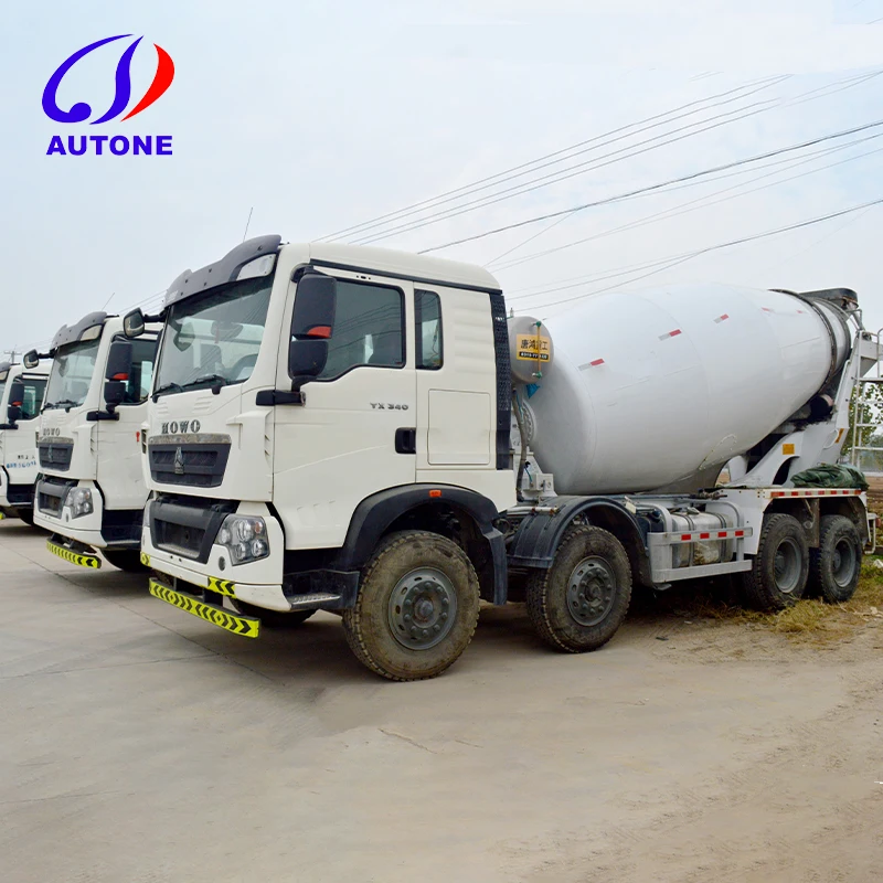 Sinotruk Howo 6x4 10m3 5 Cubic Meters Lhd Rhd Second Hand Cement Truck Concrete Mixer Truck