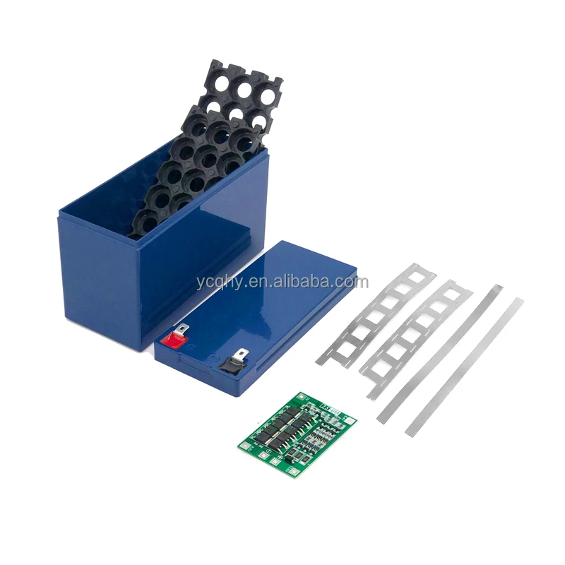 Полный комплект 12 В 7ah чехол для аккумулятора с 3s40a diy вольт литиевая пустая коробка батарей пластик