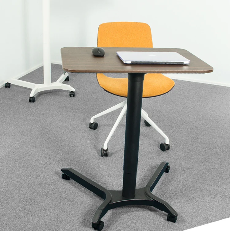 design pneumatic stand workbench table homemade modern computer desk office computer working height adjustable desk for home