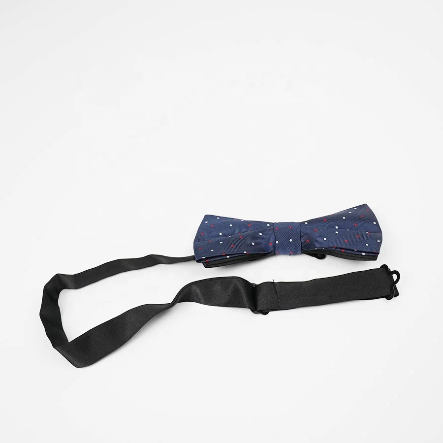 Custom Formal Elegant Rustic Polyester Tuxedo Bow Tie Nick Tie For Wedding Party Gentleman