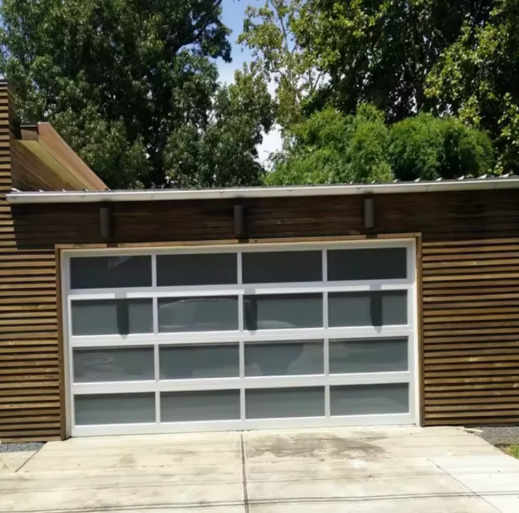 American style villa automatic lift garage door