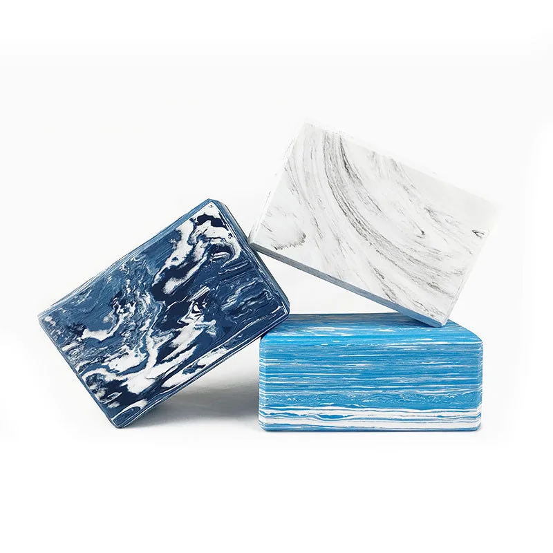 High Density EVA Foam Yoga Block Customized Logo Marble Camouflage Design Wholesale Price Available