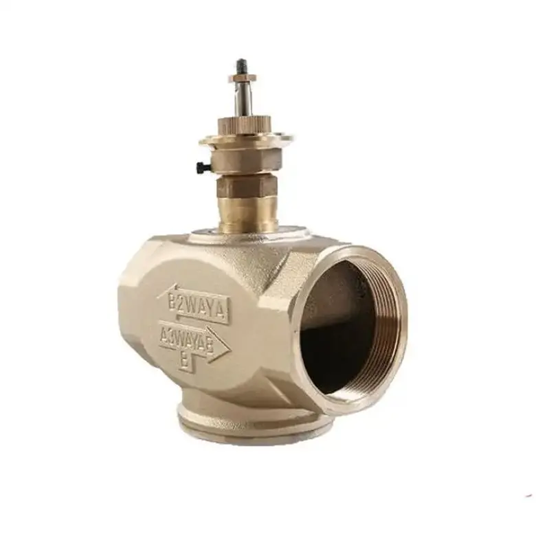 DN65 24v linear actuator zone valve water electric 2 way control valve