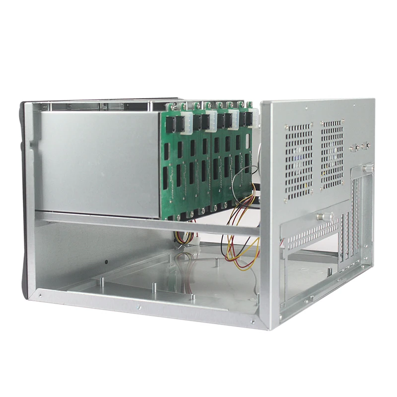 8 bay nas server equipment rack server case for data storage micro atx mini itx server chassis