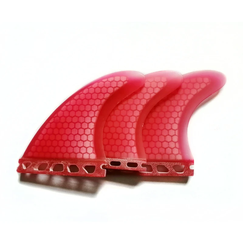 Hot Selling Water Sport Carbon Surfboard Fins Thruster Honeycomb Surf Fins Surfboard Accessories