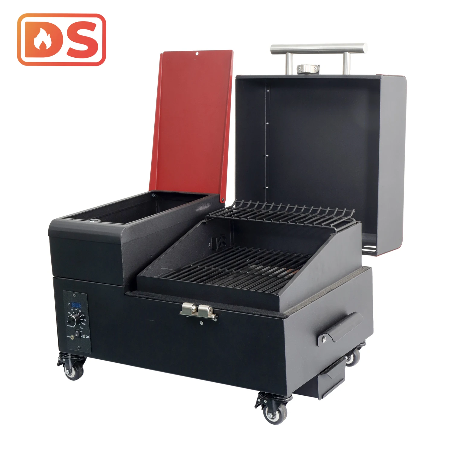 outdoor portable folding bbq Wood Pellet cast iron Grill - Durable Stainless Steel Construction for Long-Lasting