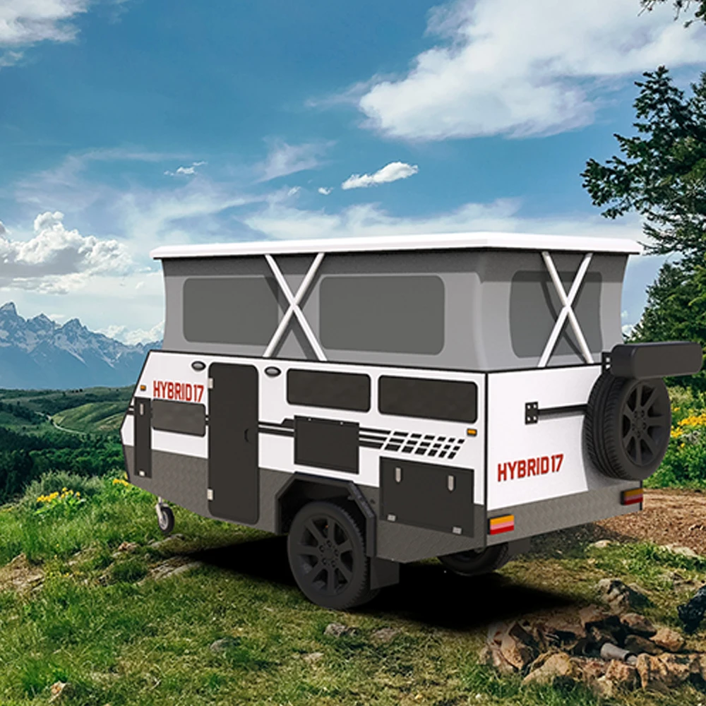 Off Road Hybrid Travel Trailer caravan