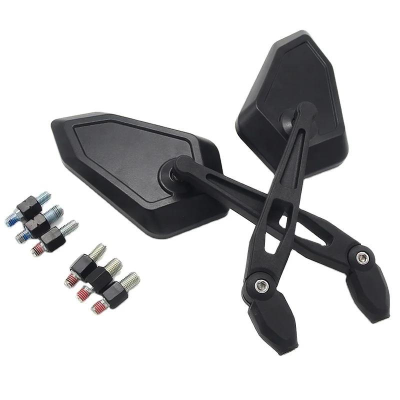 Motorcycle Modified Rearview Mirror Bike Adjustable Universal Purpose Reflector Rearview Lightweight Handlebar Mirror