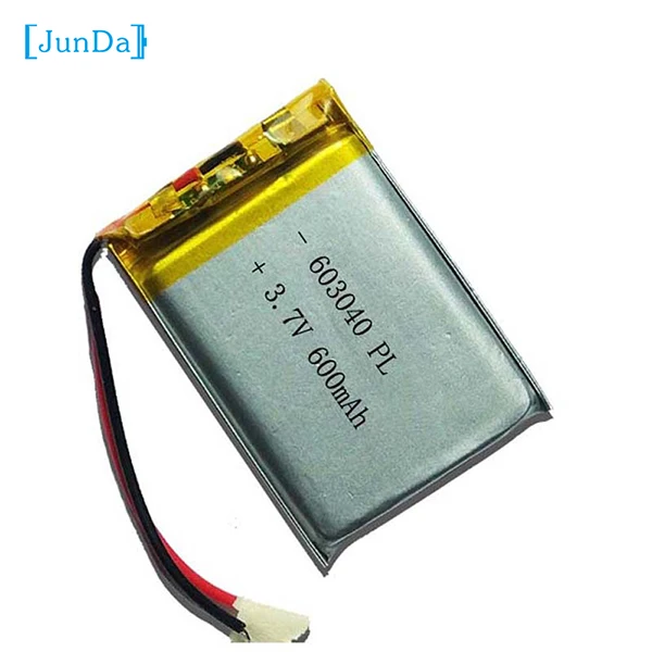 3.7v 800mah 603040 prismatic lipo battery LP603040 603040 3.7v 650mah battery