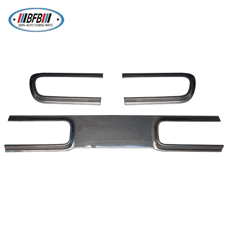 Dry Carbon Fiber Trunk Cover Lamp Cover For Dodge Challenger 2015-2019