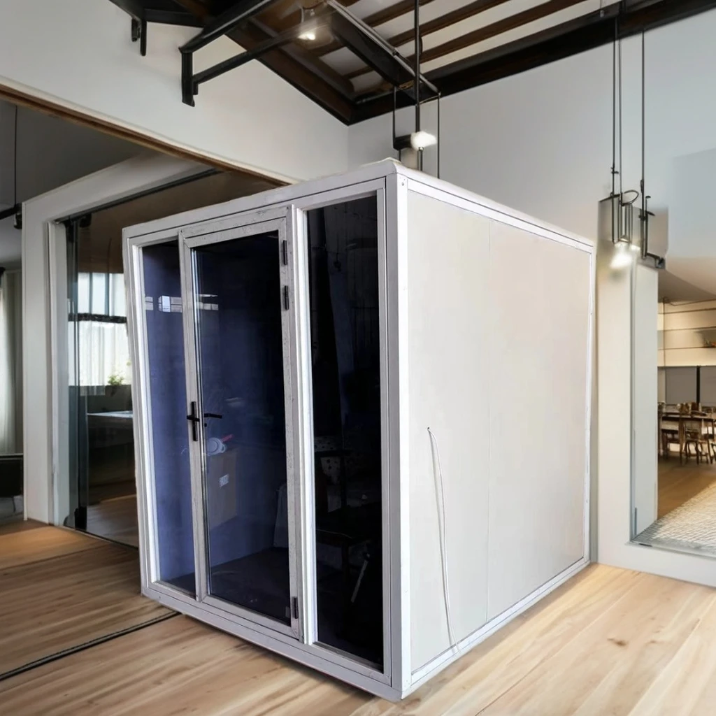 High Quality Custom Modular Steel Container Prefabricated Silent Cabin for Residential Office Workshop Use Made with Steel Frame