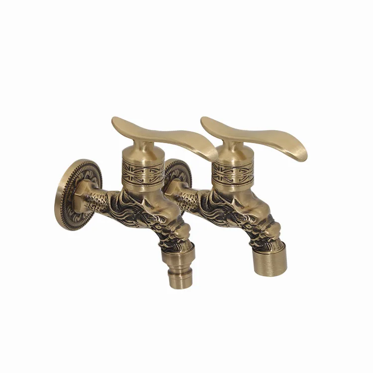 brass bibcock retro washing machine mop pool outdoor garden faucet
