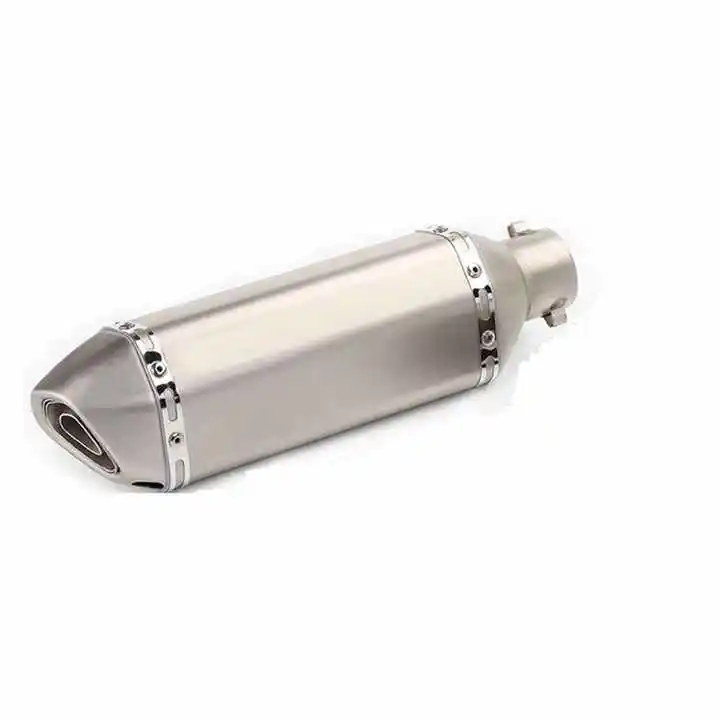 High quality 61mm titanium exhaust muffler pipe titanium tube for motorcycles