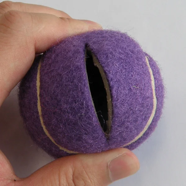 
Promotional Custom Tennis Balls Pre-cut Training Tennis Ball 