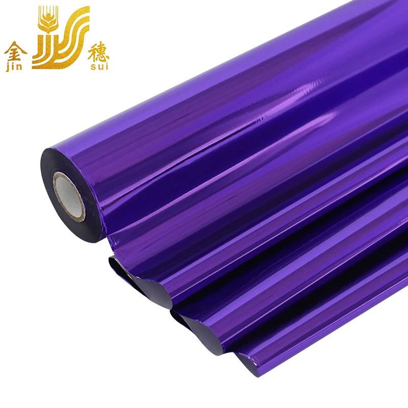 JINSUI CE Certificate dark green color hot stamping foil for paper plastic