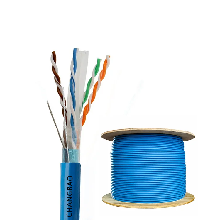 Changbao 23 AWG 0,57 мм FTP cat6 сетевой ethernet Дата-кабель lan cat6 кабель