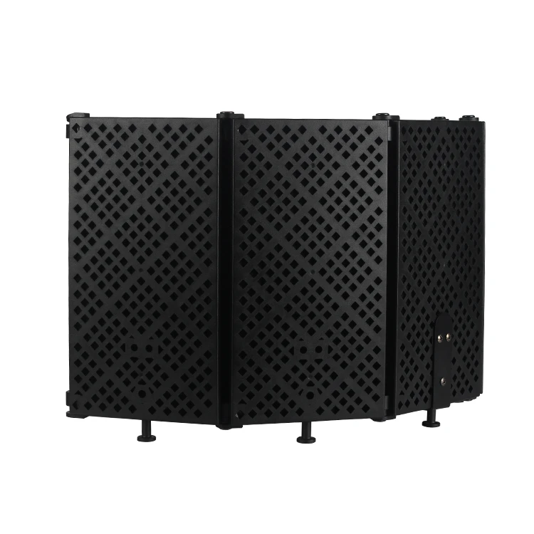 Foldable Microphone Isolation Shield Soundproof Microphone Filter For Studio